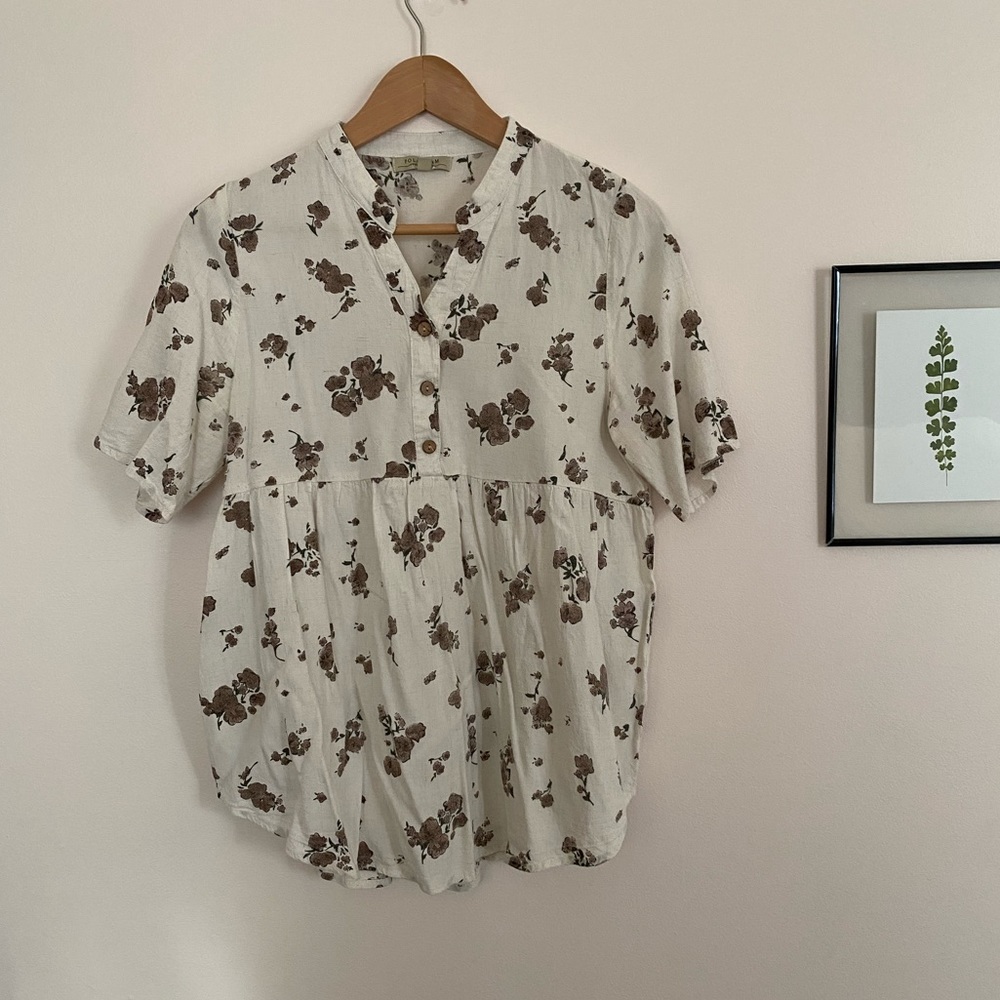 Roolee boho blouse cotton linen